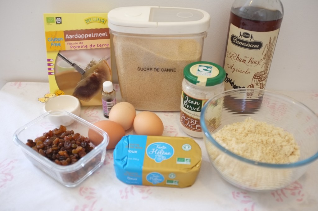 Ingrédients pour le gâteau "Pain de Gênes"