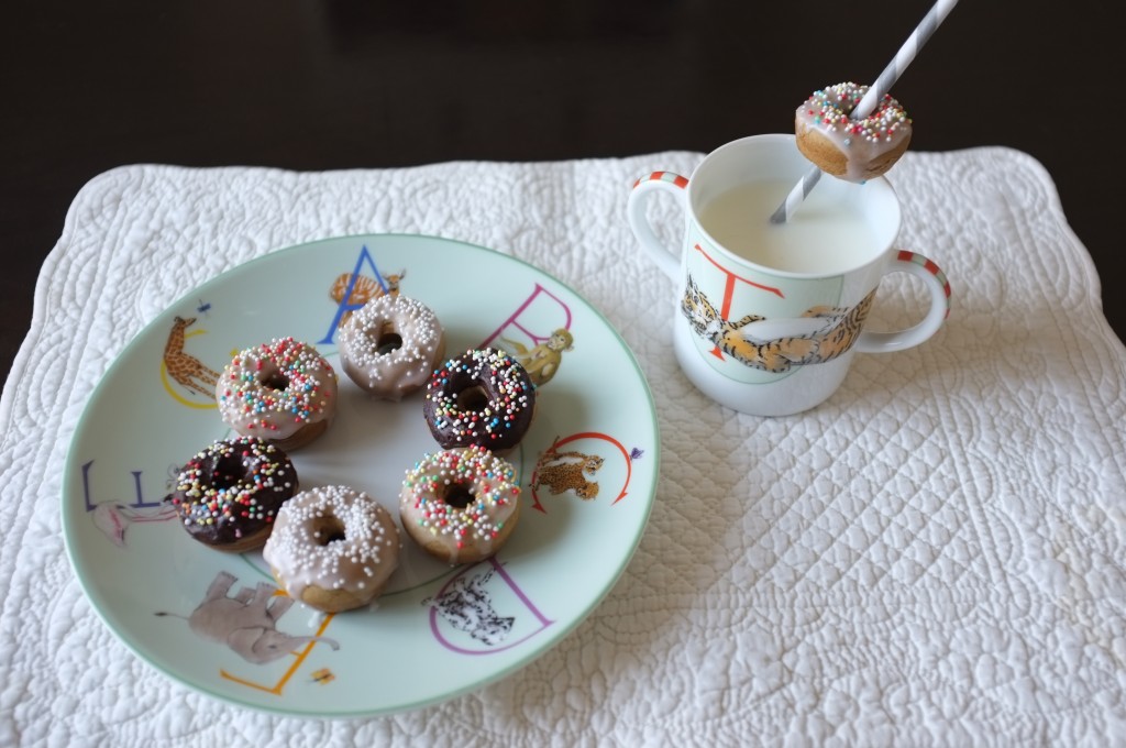 mini donuts sans gluten à la vanille pour les enfants