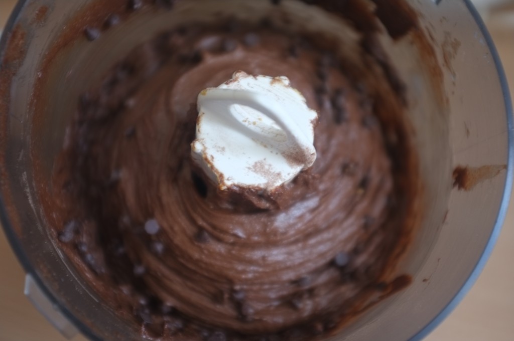 La pâte du brownie cappuccino est fondante