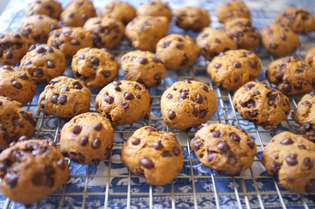 Les cookies ont gonflés pendant la cuisson avec la farine de sarrasin