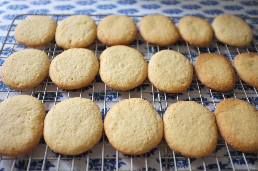 Les biscuits refroidissent sur une grille