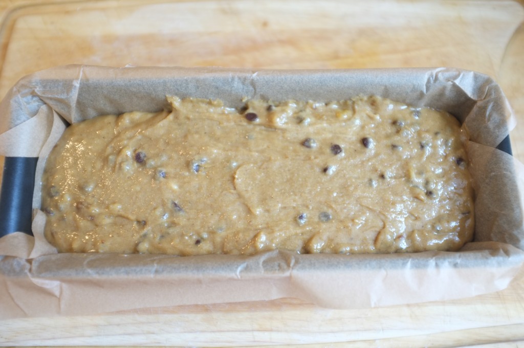 Le "Banana Bread" avant d'être enfourné