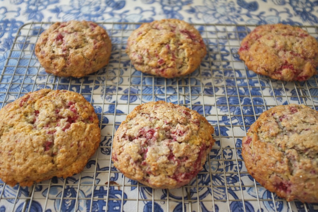 Les petits gâteaux individuels refroidissent sur une grille