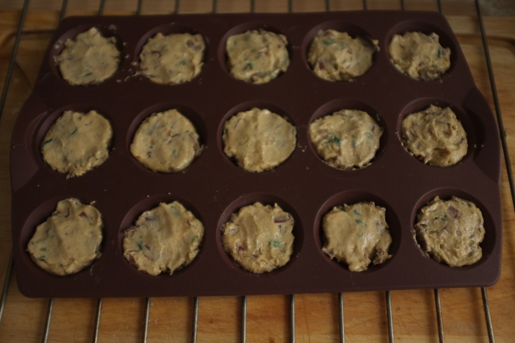 Les mini cake avant d'être enfournés