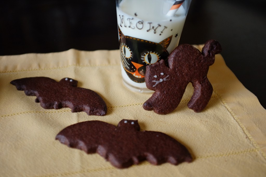 Les biscuits au chocolat pour Halloween