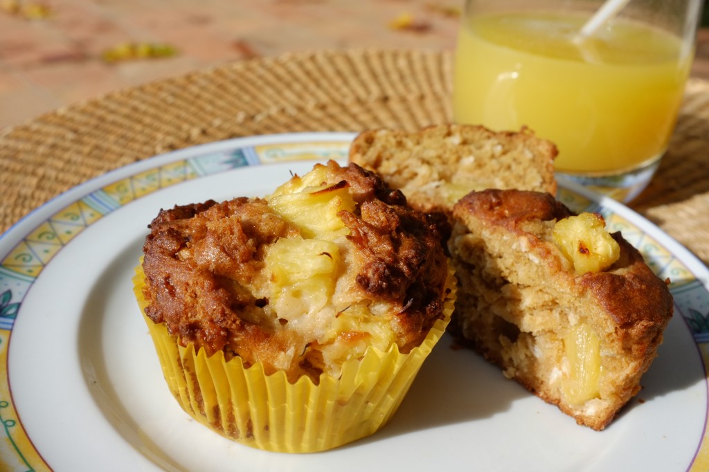 recette sans gluten de muffins ananas et noix de coco