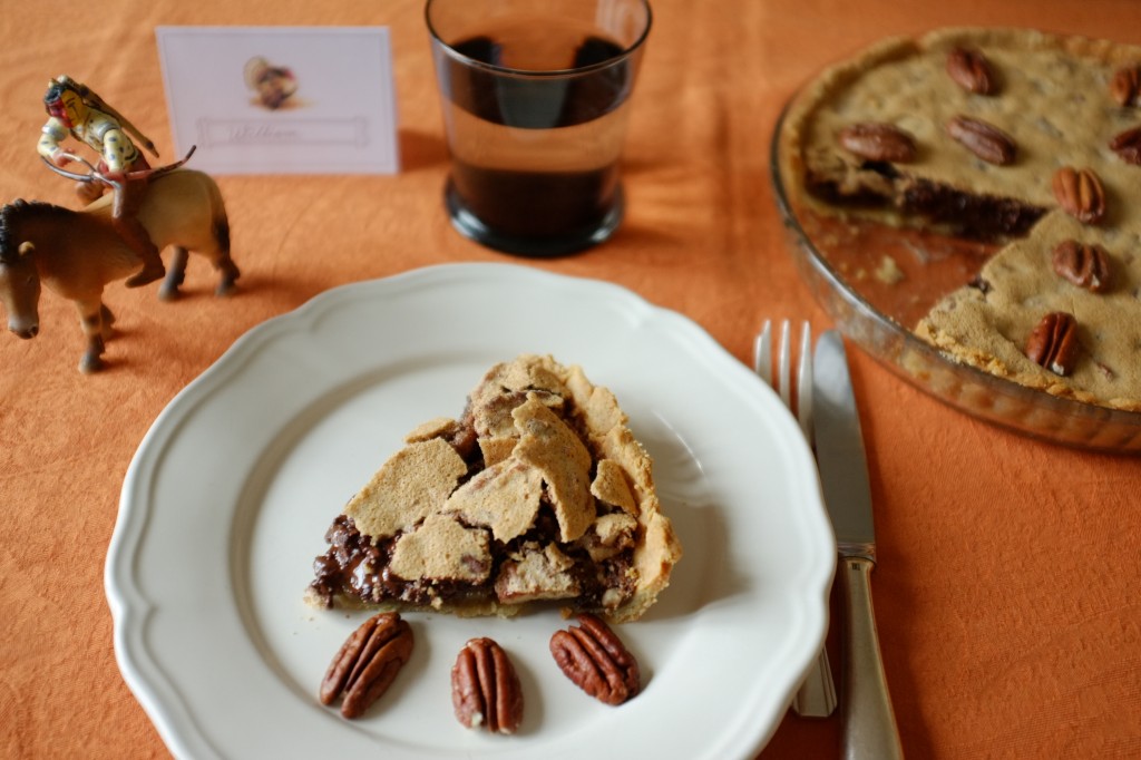 La tarte chocolat et noix de pécan pour Thanksgiving