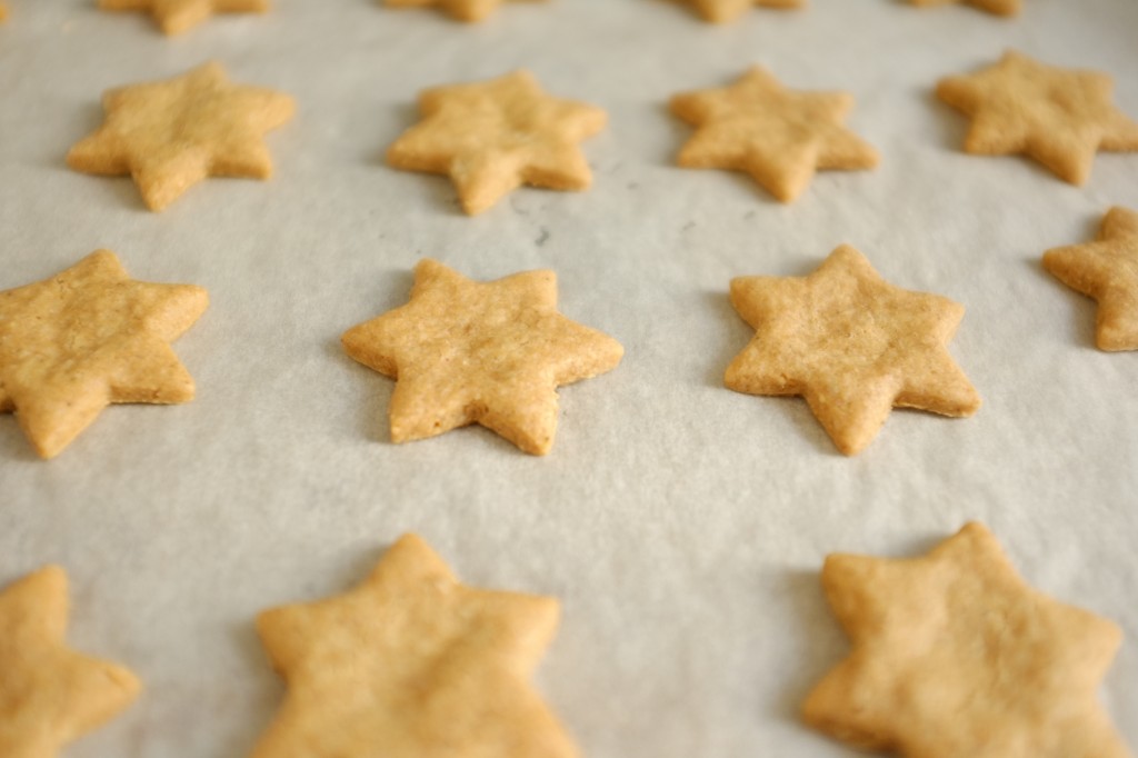 Les biscuits Spéculoos avant d'être enfournées