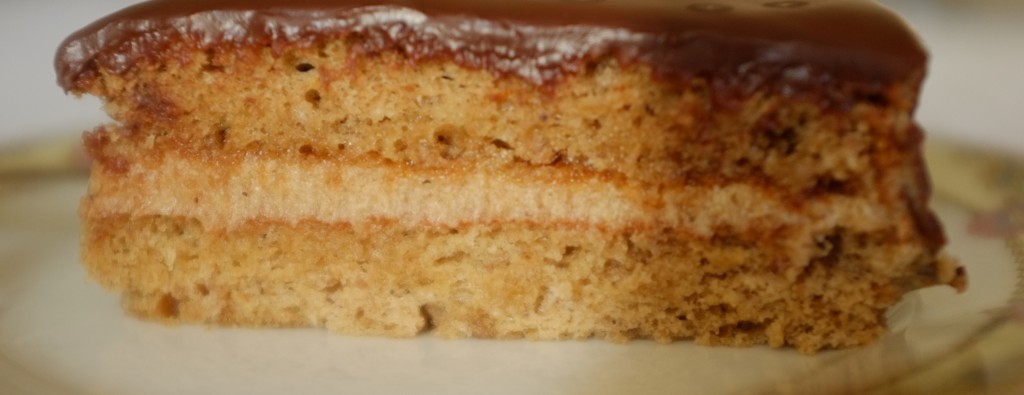 Le gâteau sans gluten crème de marron,rhum et chocolat