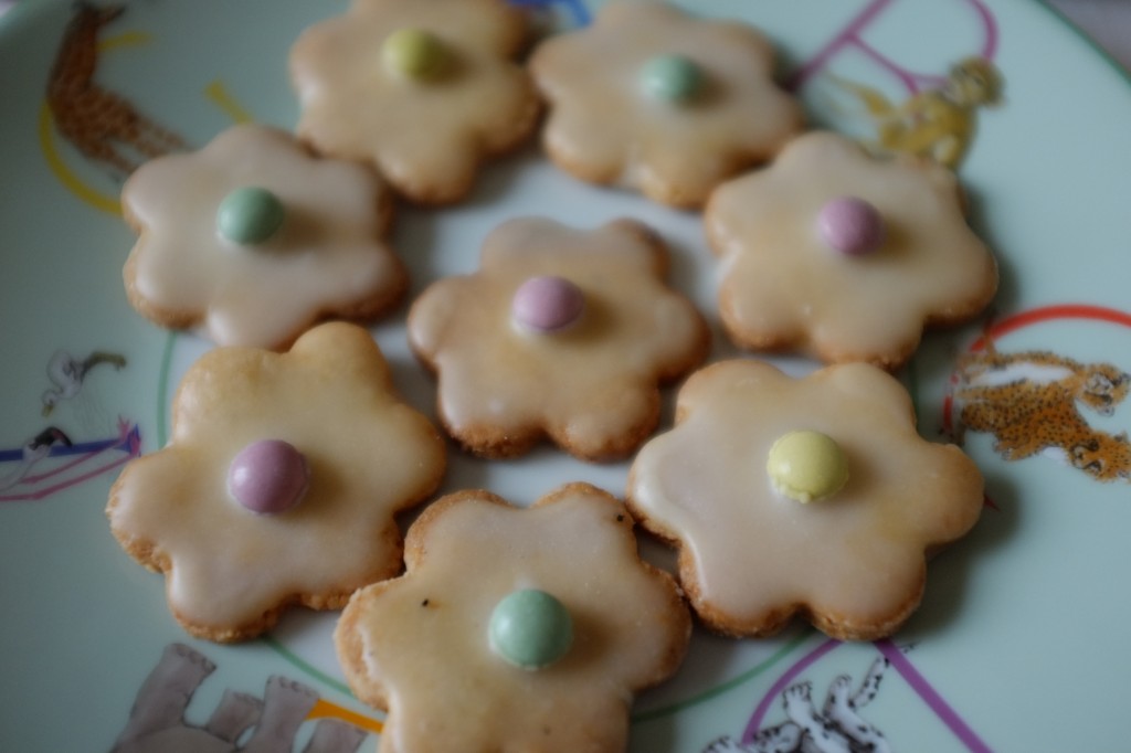 Les biscuits sans gluten "marguerite" pour un goûté d'enfants