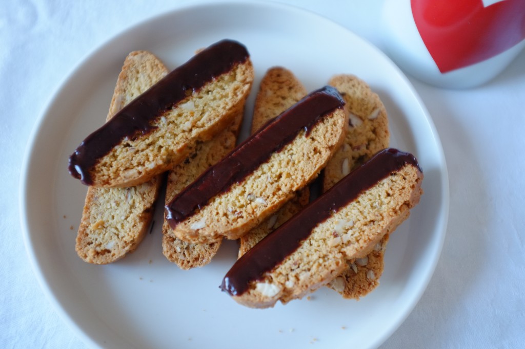 Les biscotti sans gluten orange, amande et chocolat noir