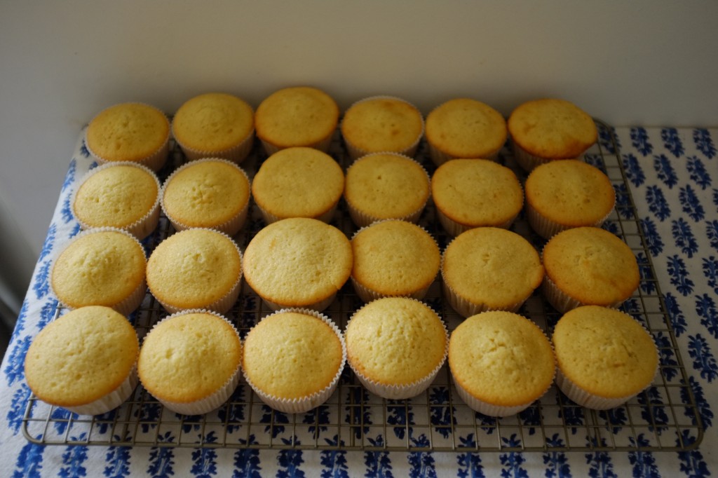 Sacré fournée de cupcakes pour occuper des princesses...