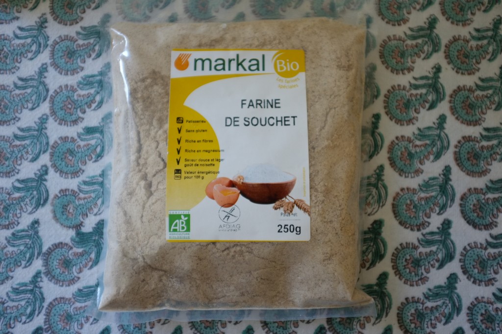 La farine de Souchet, naturellement sans gluten, envoyée pour un test dans ma cuisine par la marque  Markal
