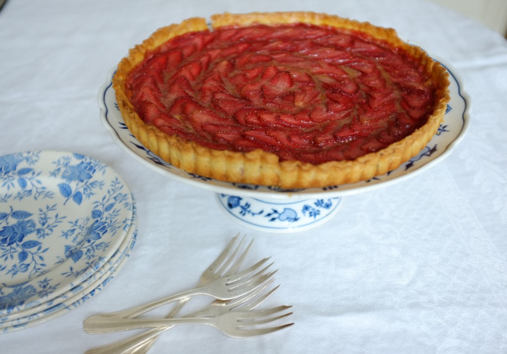 Ma tarte aux fraises sans gluten