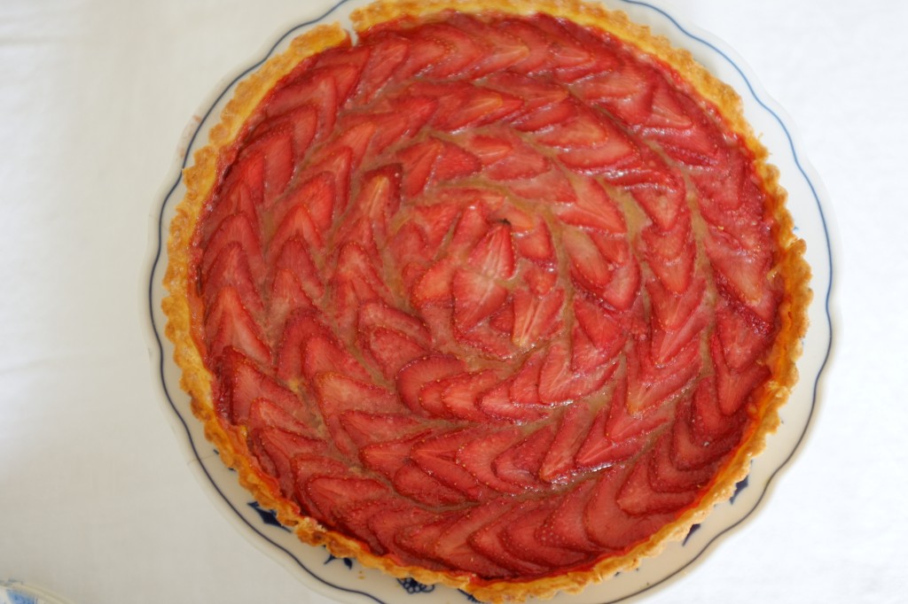 Ma tarte aux fraises sans gluten