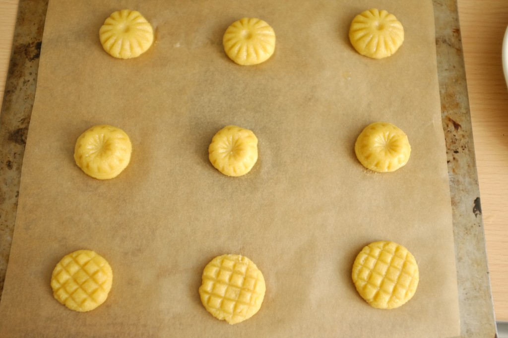 Les gâteaux sans gluten Ghriba avant d'être enfournés