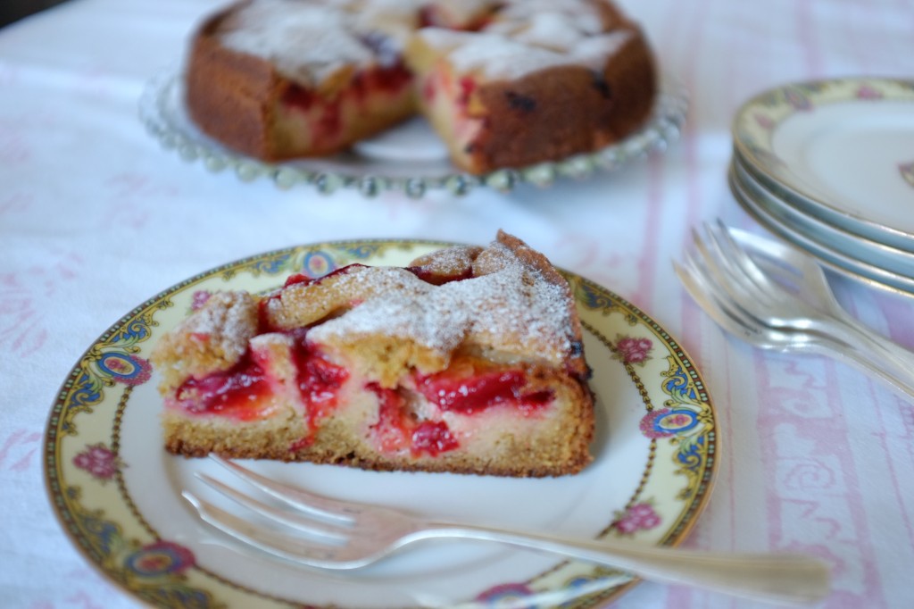 le gâteau aux prunes sans gluten