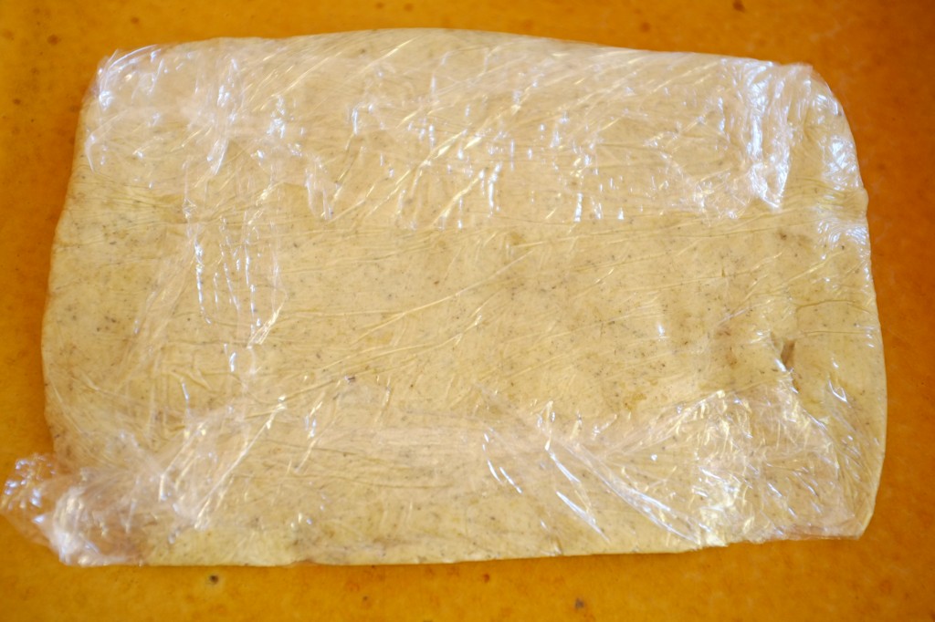 La pâte sans gluten pour la tarte courgette et poireau