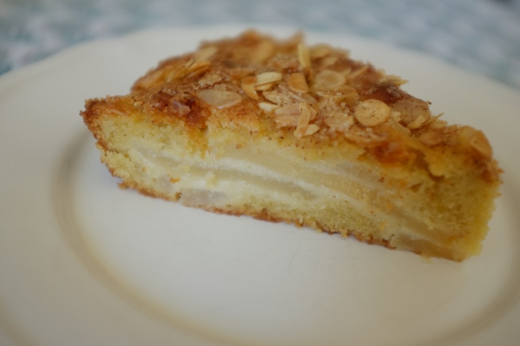 le gâteau sans gluten poire et amande