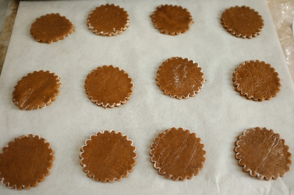 Les biscuits sans gluten orange-cannelle avant d'être enfournés