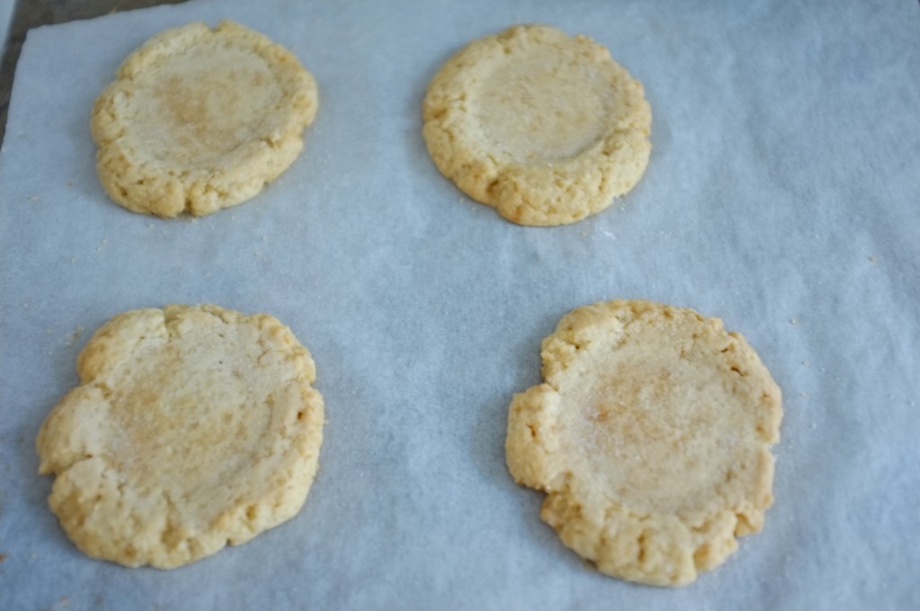 Les cookies rose pour Meredith, à la sortie du four