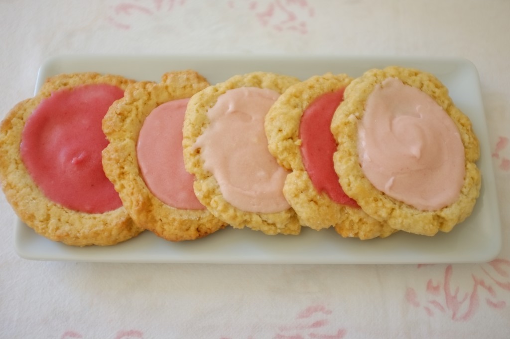les cookies sans gluten roses cuisiné en homage à Meredith