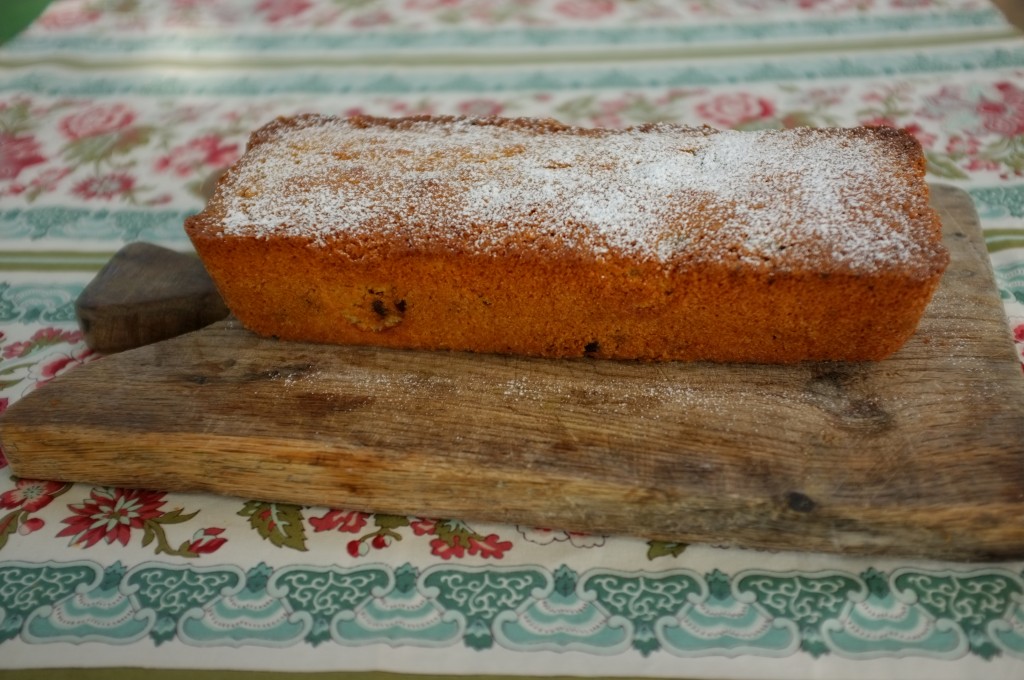 Le cake sans gluten orange et cranberry