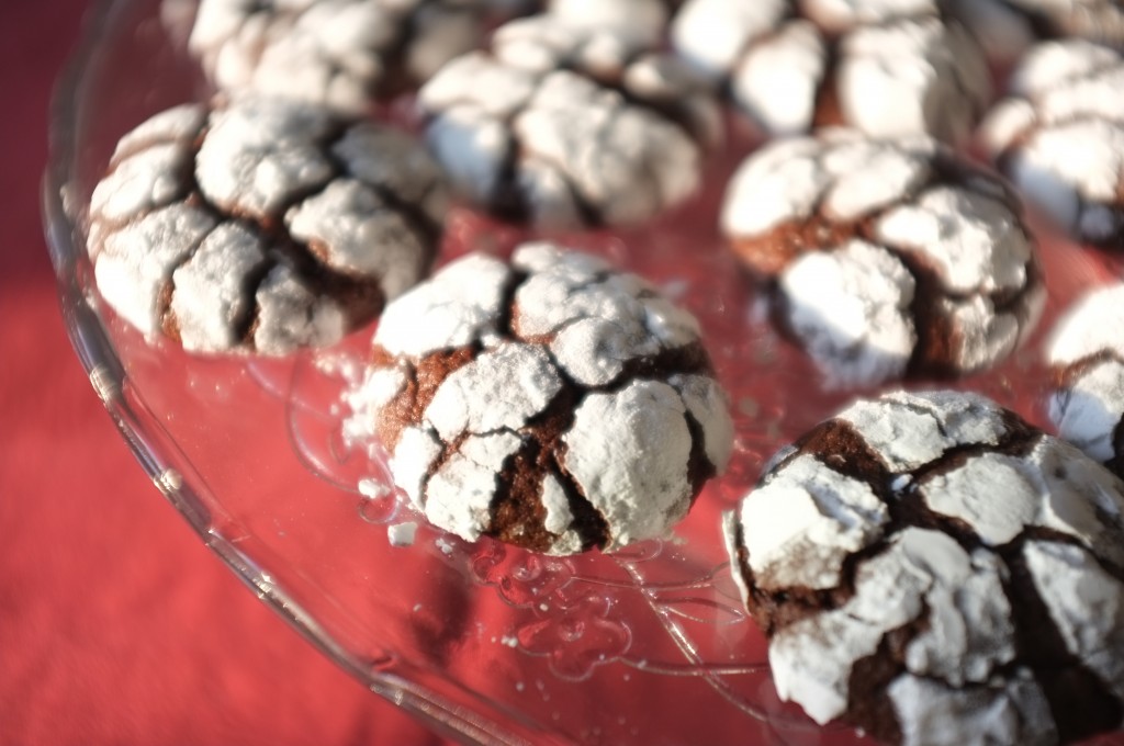 Les cookies des neiges sans gluten pour la table de fête