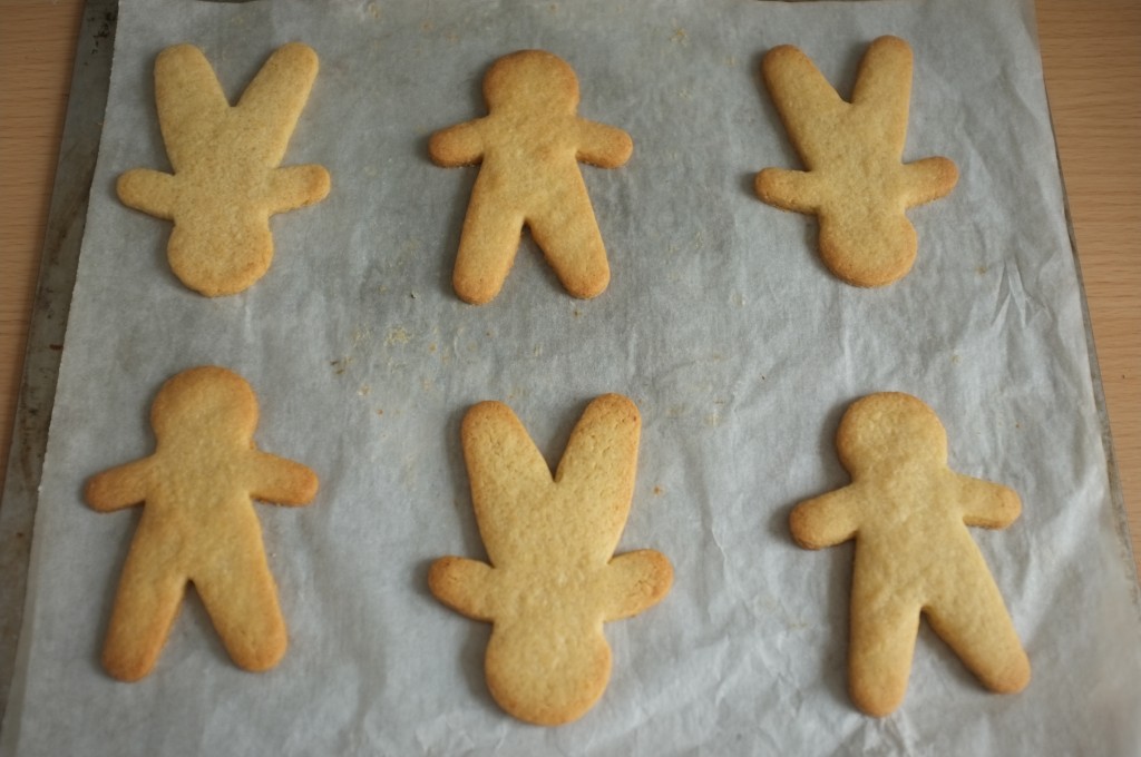 Les biscuits Rudolphe à la sortie du four