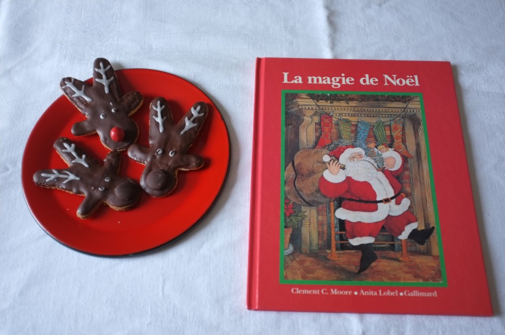 Les biscuits sans gluten Rudolphe pour lire un des plus ancien et joli conte de Noël