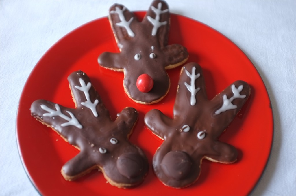 Les biscuits sans gluten Rudolphe pour les fêtes de Noël