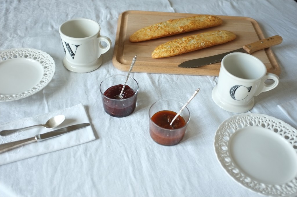 Les petites baguettes sans gluten pour le petit déjeuner