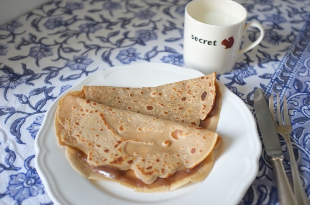 Les crêpes sans gluten à la farine de châtaigne...