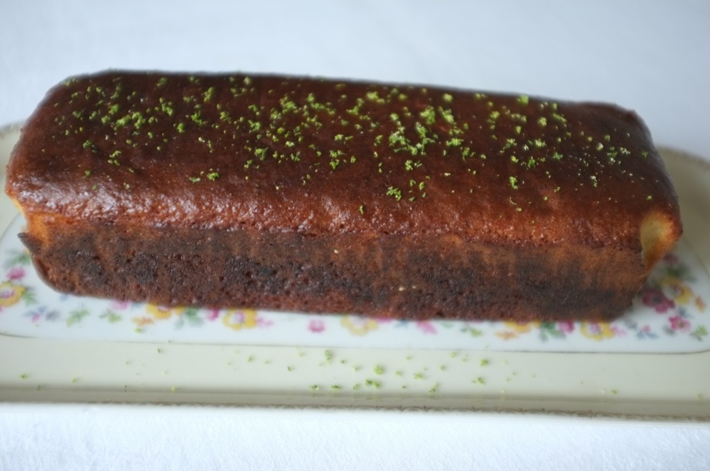 Le cake citron vert, version sans gluten, de Laurent Mariotte