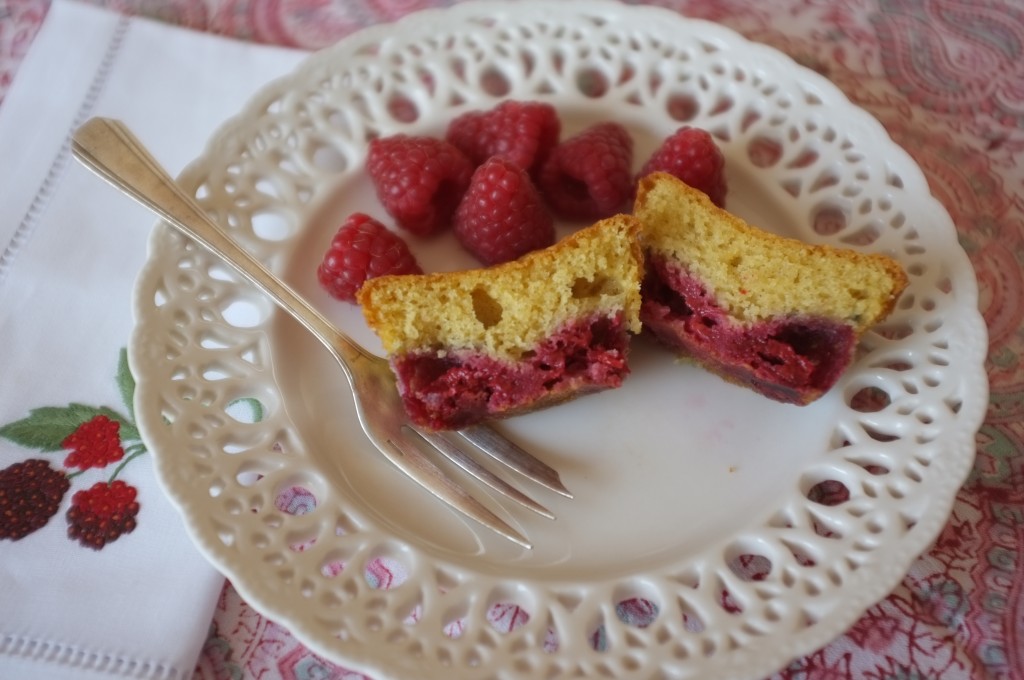 recette sans gluten de muffin amande framboise