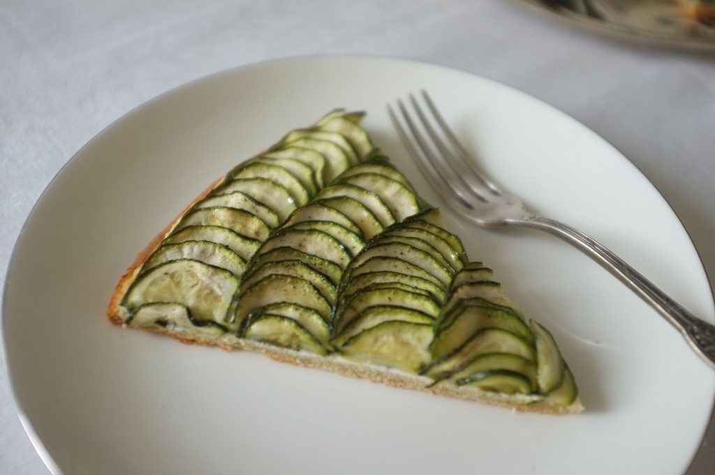 La tarte sans gluten courgette et fromage de chèvre 