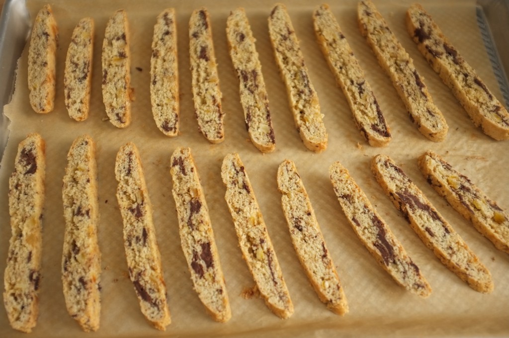 C'est reparti pour la seconde cuisson des biscotti sans gluten