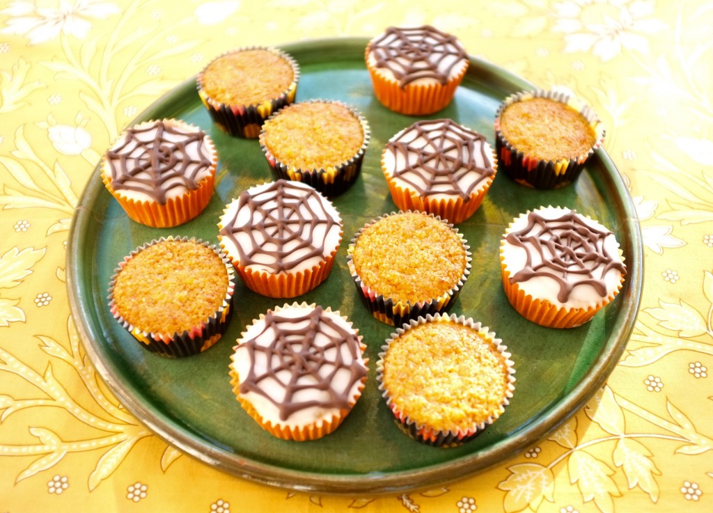 Les muffins sans gluten orange carotte pour Halloween 2015