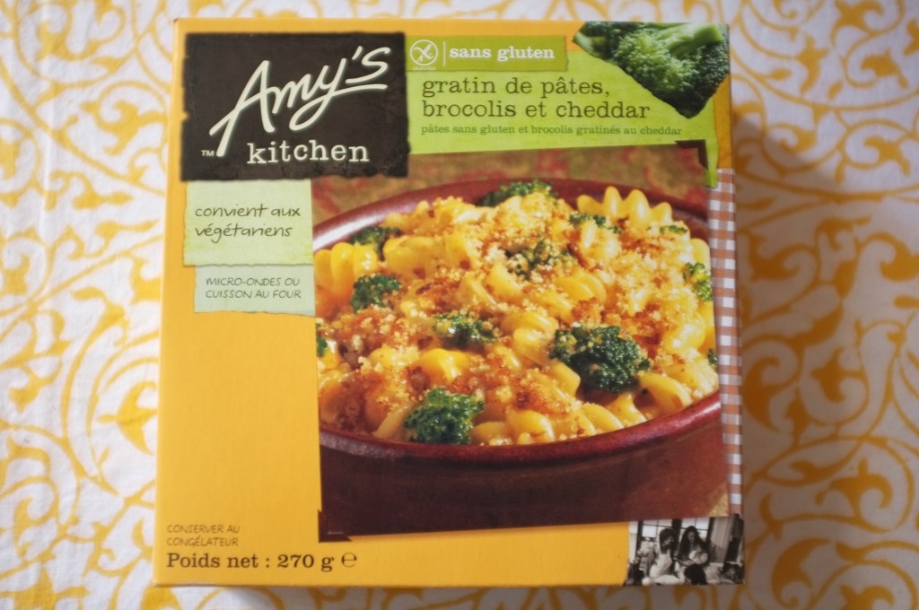Le gratin de pâte brocoli et cheddar sans gluten de Amy's Kitchen