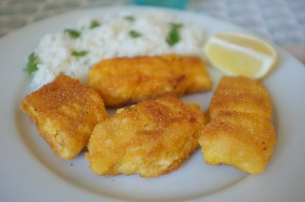 Les poissons panés sans gluten avec la chapelure "mon fournil"