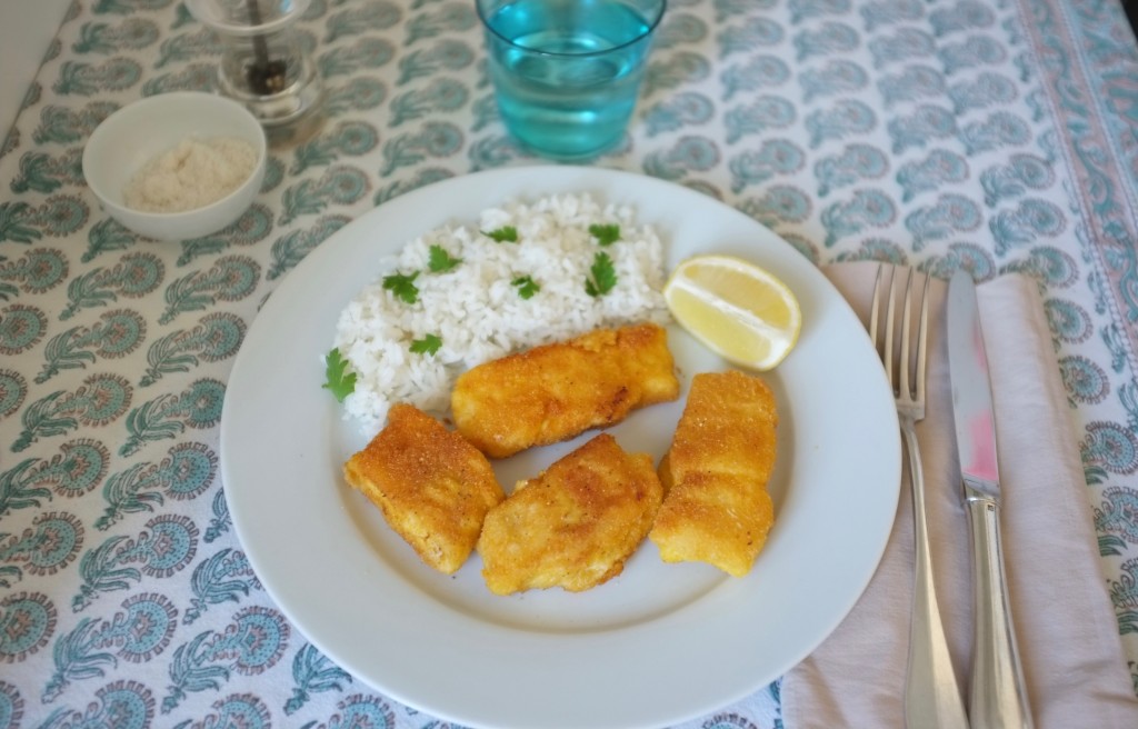 Les poissons panés sans gluten avec la chapelure "Mon fournil"