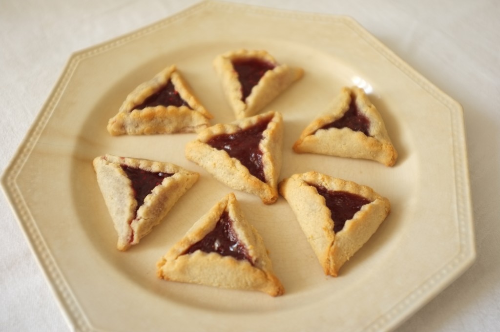 Les biscuits sans gluten Hamantaschen