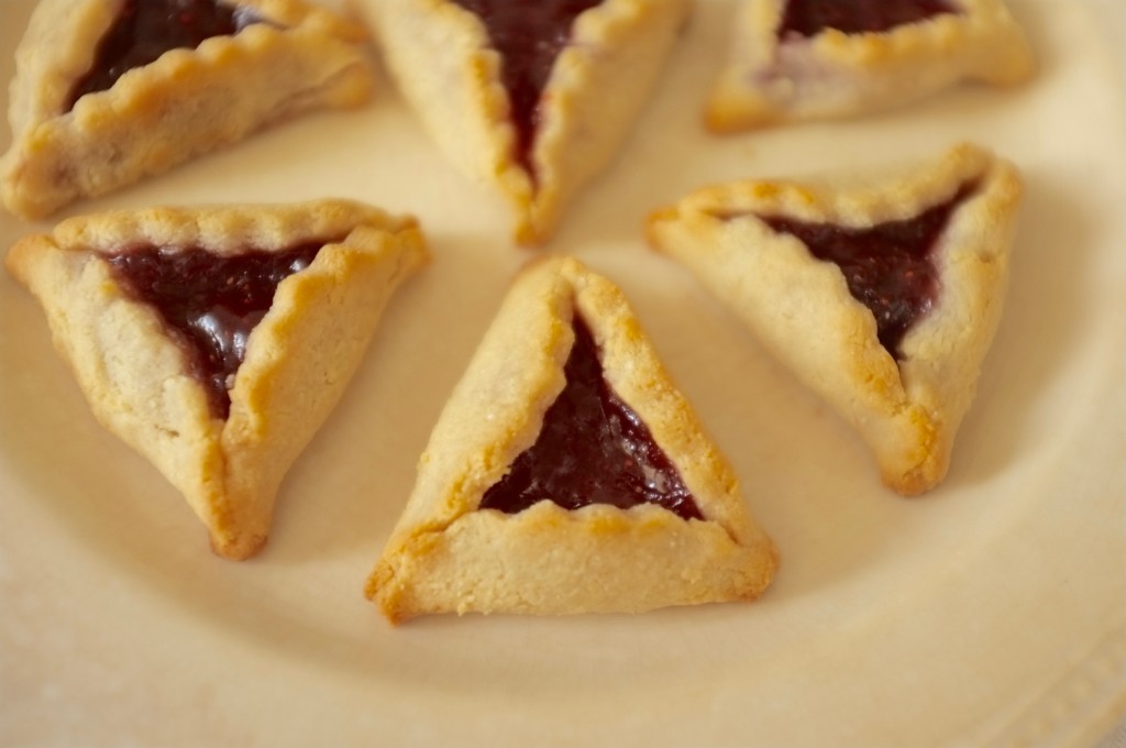 Les biscits sans gluten Hamantaschen