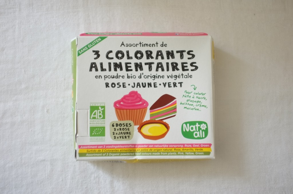 Les colorants alimentaires Bio et certifié sans gluten 