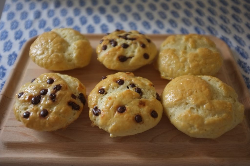 Mes brioches sans gluten refroidissent tranquille