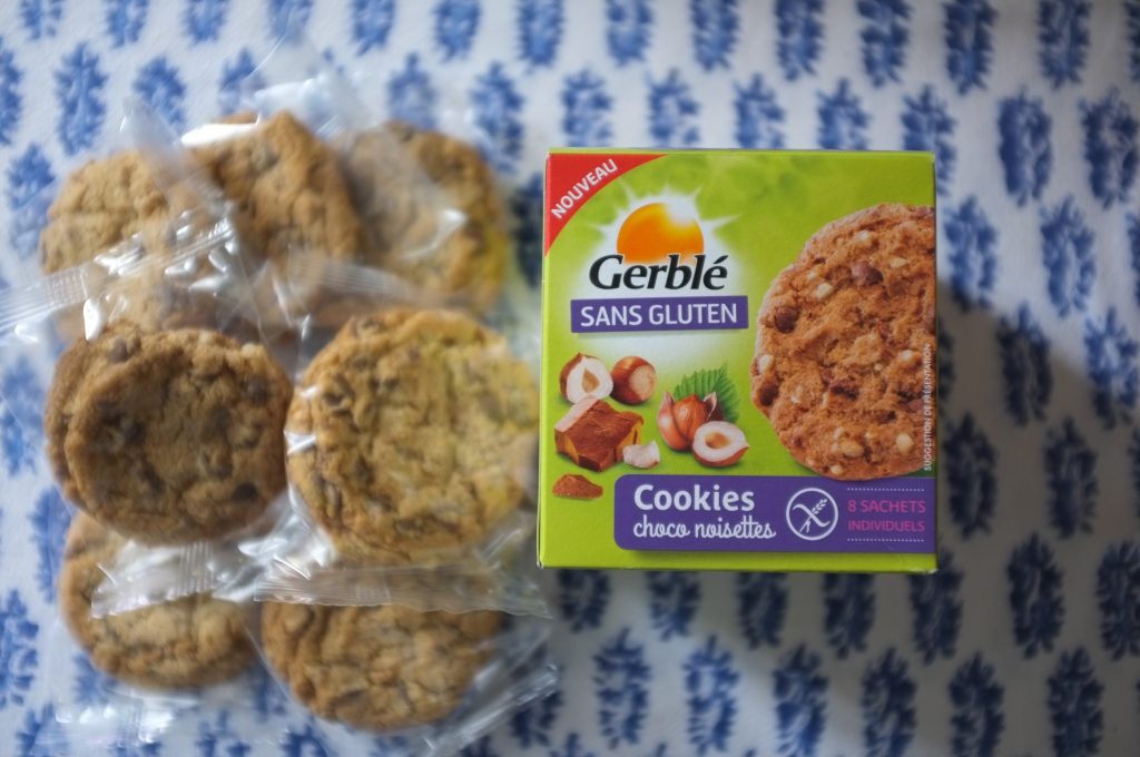 Les cookies de Gerblé Sans Gluten choco noisette sont délicieux et j'apprécie l'amballage individuel.