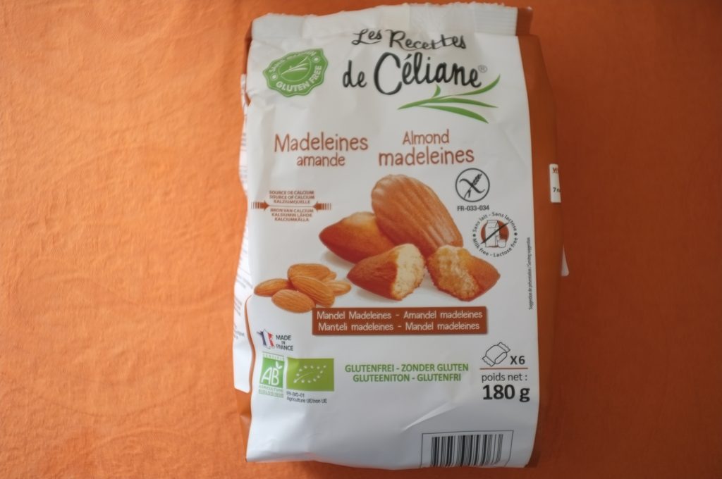 Les madeleines à l'amande de Les recettes de céliane