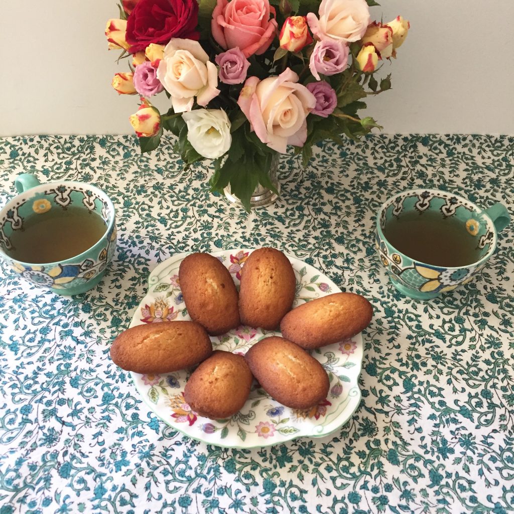 Les madeleines à l'amande pour le goûter