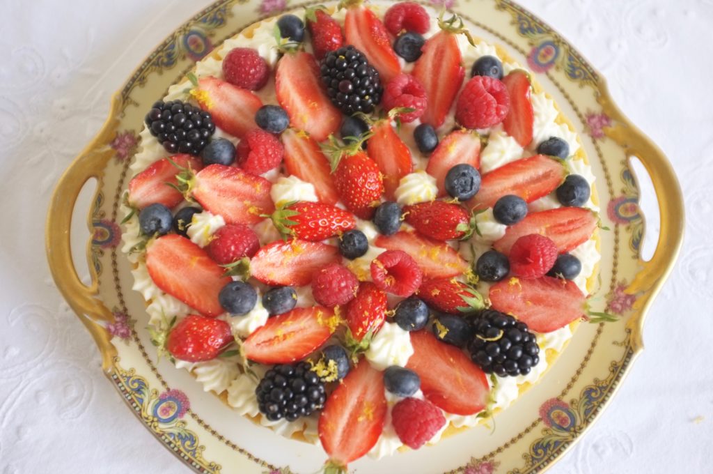 Le Gateau Sans Gluten Au Citron Et Fruits Rouges Clem Sans Gluten