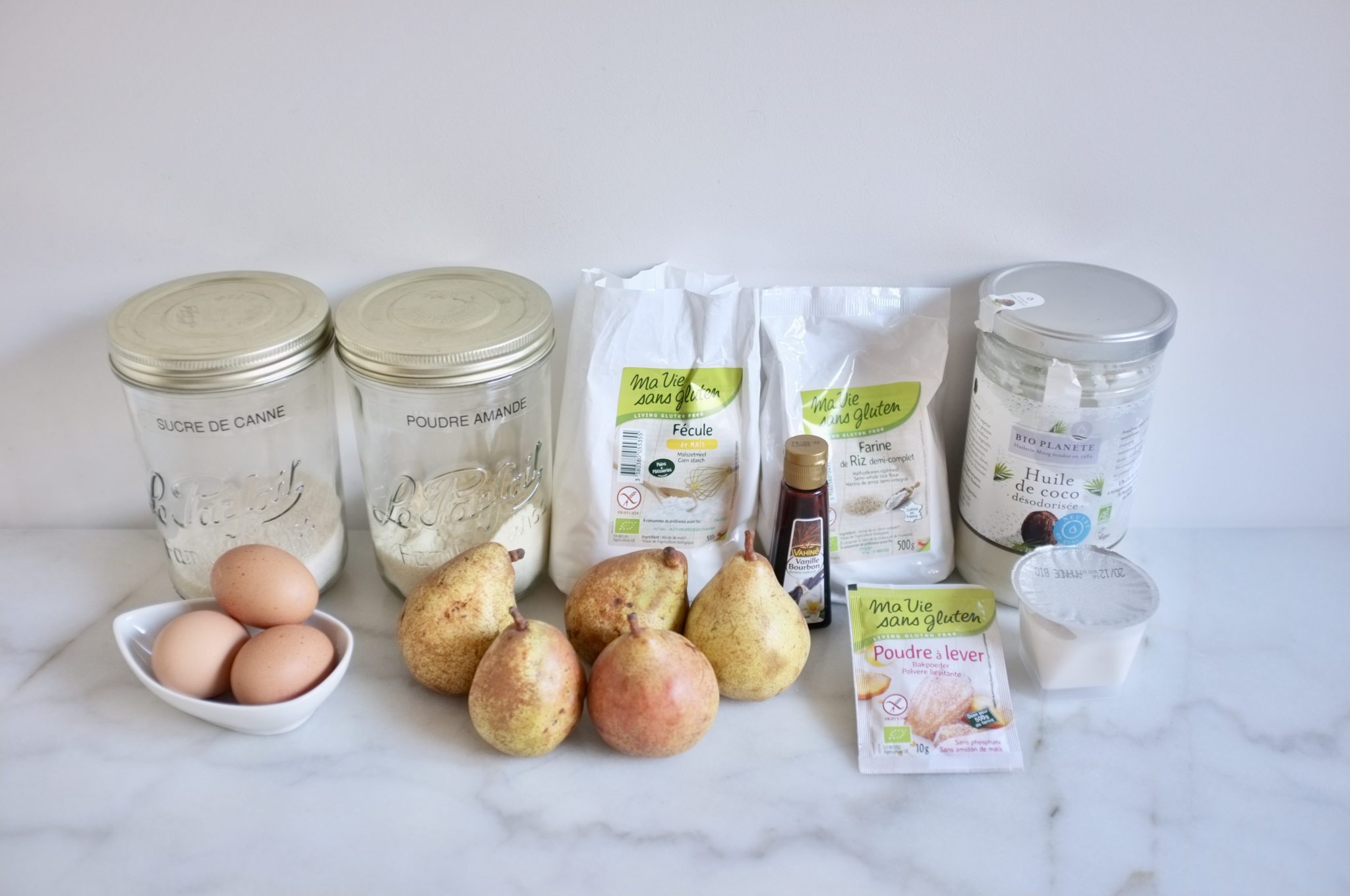 Moelleux aux poires sans gluten - Clem Sans Gluten